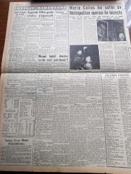 Yeni İstanbul Gazetesi - 13 Kasım 1958 - İnanmayınız Yazan Habib Edib Törehan Köşe Yazısı - Demokrat Parti Meclis Grubunda Bugünkü Seçimler - Yunanistan EOKA'ya NATO Silahları Veriyor - Makarios'un Peyklere Uğruyor - Türk Jet Uçakları Suriye Sınırını İhlal Etmiş - Amerika'nın Bağdat Paktı Devletleriyle Askeri İşbirliği - Ürdünlüler Suriye'ye Yürüyormuş - 30 Yıl Önce Yazar Gündüz Aka İle Yapılan Mülakat - Washington Rusya'yı Şiddetle İtham Etti - 14. Louis'in Aşkları Yazan Louis Bertrand Yazı Dizisi - Belediye Zeytinyağı Satışına Başladı -  Kerküklü Türkler Çok Zor Durumda - Ankara Hilton İçin Bir Soru Önergesi - İtalya'ya 500 Tonluk Tütün Satıldı - Ak'la Kara 3000 Yılında Karikatür - Hayalet İtfaiyeci Çizgi Roman - Soprano Maria Callas Bu Sefer De Metropolitan Operası İle Bozuştu - Toprak Ofisi Gıda Stoku Yapacak - Polis Romanı Madamın Pansiyonu Yazan İsmet Yenisey Yazı Dizisi - Ankara İstanbul Teknik Üniversite Radyosu Programı - Beşiktaş Real Madrid Maçı Bu Gece Barnabeu Stadında