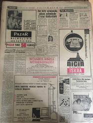 HÜRRİYET GAZETESİ  13 KASIM 1964 YIL :17 SAYI :5941---Melen :Kalkınma da dış ticaret açığı zaruri ,dedi ---Gürsel :Genel bir  af düşünmüyorum dedi ----Amerika Türk-Yunan gerginliğini  gidermek istiyor ---Senato ve Meclis Başkan Vekilleri İngiltere ye Gidiyor ---Ünlü aktörün konuşmasını 900 kız  zevkle  takip etti ---Cemal Gürsel Boksör Clay e şans veriyor ---Türk Güzeli Londra da ---Çaldıkları otomobili bekçilere  ittiren  dört genç yakalandı ---Hayatını ,27 senedir  soyunarak kazanıyor --Çöplerden gübre  yapacak büyük bir fabrika kuruluyor ---İki köy arasında çıkan arbede de 2 kişi öldürüldü ---30 Bin lira isteyen Talat çalışmaya katılmadı ---Beşiktaşlı futbolcular ceza  yağmuruna tutuldu ---Yüksek spor  konseyi kurulması isteniyor ---İnter ,Bükreş Dinamosu nu  farklı bir şekilde yendi : 6-0---Dış Ticaret Açığı ---Aznavour evleniyor --Van da kaza da kurbanların sayısı otuza yükseldi ---Zehirli  kuyuda iki kişi öldü ---Tunceli  de sosyal meskenler  eş dost arasında paylaşıldı ----