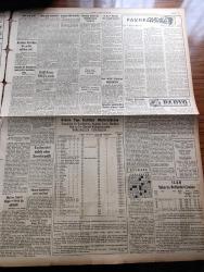 Yeni İstanbul Gazetesi - 13 Eylül 1958 -  Basın Münakaşaları Habib Edib Törehan Köşe Yazısı - Bazı Gıda Maddeleri Beyana Tabi Tutuldu - Venedik Film Festivalinde En İyi Kadın Artist Unvanını Alan İtalyan Yıldız Sophia Loren - İzmir'de İki Amerikan Bahriyelisi Mahkum Oldu - Irak İhtilal Liderleri Geçinemiyor - Celal Bayar Dün Akşam Kabil'e Vardı - Maliye Vekili Hasan Polatkan Eugene Black İle Görüştü - Samed Ağaoğlu Gazetecilere Sabırlı Olunuz Dedi - Tiyatro Mevsimine Girerken - Keyfi Olarak Çarşaf Giyilmesine Göz Yumulmıyacak - Gündoğarken Ebedi Tefrikamız Nakleden M. Oktay Yazı Dizisi - Yedikule Gazhanesi De Nakledilecek - Ağrı Dağında İnsanlar Ve Ayılar Yazan Lütfü Akdoğan Resimler Ara Güler Yazı Dizisi - Amerika'da Irk Çatışmaları Devam Ediyor - Doktor Fazıl Küçük Dün Kıbrıs'a Döndü - Refik Halit Karay Köşe Yazısı - Ak'la Kara 3000 Yılında Karikatür - Elmasların Esrarı Çizgi Roman - Küçük Hikâye Gece Yarısı Yazan Kayhan Bozkurt - Koyuncular Gazetesi - Pasifik Casusu