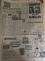 HÜRRİYET GAZETESİ 24 EKİM 1966 YIL :19 SAYI :6641---İnönü nün istediği genel sekreter olacak ---Turist olarak Rusya ya gitti  sekiz ay kaldı ---İskenderun AP kongresinde üç yüz delege birbirine girdi ---Eve geç geldi diye karısının mahrem yerine  sopa  batırdı ---Amerikalı Personele Adliye de İmtiyaz Tanınmıyor ---Varto da ki barakaların maliyeti İstanbul da ki apartmanlardan  pahalı ---Manitacı Lütfü :Saf adam ,oltayı çabuk yuttu dedi --Sarıyer  deresinin üstü kapatılacak  turistik lokantalar yapılacak ---Gezegenlerde ,çimen ağaç ve insan varmış ---Altay -Hacettepe yenişemediler 0-0---G.Birliği :1 Karşıyaka :0---Fenerbahçe 1-0 galip ---Galatasaray 2-1 yenildi ---Vefa ,ilk puanını aldı ---Evimde ikinci planda kalmak isterim --Cevdet Sunay Ankara ya döndü ---Ortanın solu kazanınca Muş İl Başkanı  kalpten öldü --Oyuncak  silahla dostunu yaraladı --Urfa da sürü çalan eşkiyalar müsademe sonunda yakalandı --