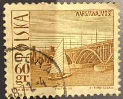 Polonya Pulu - Polska Stamp - Mektup Zarfından Kesilmiş / Postadan Geçmiş Pul Filateli - 1971 Damgalı - YELKENLİ TEMALI POLONYA PULU , 60 PARA - YABANCI PULLAR - NOSTALJİK DOĞUM GÜNÜ HEDİYESİ