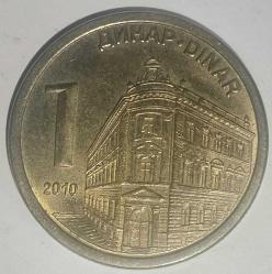 SIRBİSTAN  2010   1  DİNAR