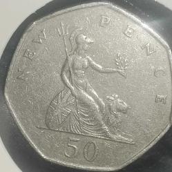 İNGİLTERE 1969  50 PENCE