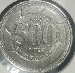 LÜBNAN 1996 500 LIVRES