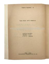 Prometheus’un dönüşü: Denemeler - eleştirmeler. Önsöz: Adnan Turani. [ADNAN ADIVAR’A İTHAFLI İMZALI]