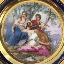 19. YÜZYIL VİYANA KRALİYET AİLESİNE AİT FABRİKADA ÜRETİLEN GERÇEK ANTİKA MUHTEŞEM GÜZELLİKTE