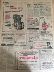HÜRRİYET GAZETESİ 29 MART 1968 YIL :20 SAYI :7153-- Makarios ikili görüşmeler B.M ye  bağlayıp oyun yapmak istiyor .---Baskı önlenmezse bağımsız Türk Devleti ilan edilecek ---Gümrük -Tekel Bakanı :Yurda kaçak otomobil sokuluyormuş ---6 Kişinin katili azılı Şaki Özbay dün yakalandı ---Agop Mursailoğlu Yurda Getirildi ---Fakat satmaya götürürken yakalanan silah imalcisi boşa emekler ve 15 bin lira dedi --- Uzaya çıkan ilk insan :Gagarin öldü ---Mahkemeden çıktıktan sonra minibüste kıstırdığı karısını öldürdü ; dostunu ağır yaraladı ---Yugoslavya erkekliği kamçılayan özel  su ihraç ediyor ----Aday kadro yeniden açıklandı --Bursalı seyirciler  Can ı istemiyor ---Irak Ordu Takımı 1-0 yendik ---İnönü nün torunu Eren kayak sporu yapıyor ---Büyük Katliam : Kürk manto için haftada 42 bin fok yavrusu vahşice öldürülüyor ---Yugoslav Başbakanı Bugün Ankara da --