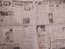 Haftanın Sesi Haftalık Magazin ve Siyasi Aktüalite Gazetesi - 1 Ağustos 1986 - Sayı:31 - İbrahim Tatlıses'in son sevgilisine annelik operasyonu - Müjde Ar - Ahu Tuğba-  Serpil Çakmaklı - Hülya Avşar - Süt Kralı Deniz Akbulut'a 33.5 milyarın hesabı soruluyor - Güngör BAyrak ile keyifli bir gece - Semra Özal menajer tuttu - Ayşen Cansev'in vergi defterine el konuldu - Asım Ekren - Kamil Sönmez - Zeynep Özal'dan gizlenen fotoğraf - Kanser dişiliğinizi tehdit ediyor - Her diş bağımsız bir organdır - Bu ödüller onları huzura kavuşturacak - ŞErif Yüzbaşıoğlu - Çiğdem Talu - Bir galadan insan manzaraları - Biz Siz Onlar - Çok özel bir gece - Gülay Yalçınkale - Saliha Tüzbük - Sadık Karamanoğlu - Selim Tüzbük - Unutamadığım 3 kadın - Bulmaca - Ateş Falı - Ah sUzan - Rüçhan Arık - Ümit Besen - Muazzez Abacı - Hasan Heybetli - Şakir Öner Günhan - Harika Avcı - Sermet Serdengeçti - Hadi Çaman - Cemal Gencer - Nilgün Ersoy fotoğraf ve haberi - Gazete tam değildir sadece 10 Sayfası mevcuttur