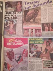 Haftanın Sesi Haftalık Magazin ve Siyasi Aktüalite Gazetesi - 1 Ağustos 1986 - Sayı:31 - İbrahim Tatlıses'in son sevgilisine annelik operasyonu - Müjde Ar - Ahu Tuğba-  Serpil Çakmaklı - Hülya Avşar - Süt Kralı Deniz Akbulut'a 33.5 milyarın hesabı soruluyor - Güngör BAyrak ile keyifli bir gece - Semra Özal menajer tuttu - Ayşen Cansev'in vergi defterine el konuldu - Asım Ekren - Kamil Sönmez - Zeynep Özal'dan gizlenen fotoğraf - Kanser dişiliğinizi tehdit ediyor - Her diş bağımsız bir organdır - Bu ödüller onları huzura kavuşturacak - ŞErif Yüzbaşıoğlu - Çiğdem Talu - Bir galadan insan manzaraları - Biz Siz Onlar - Çok özel bir gece - Gülay Yalçınkale - Saliha Tüzbük - Sadık Karamanoğlu - Selim Tüzbük - Unutamadığım 3 kadın - Bulmaca - Ateş Falı - Ah sUzan - Rüçhan Arık - Ümit Besen - Muazzez Abacı - Hasan Heybetli - Şakir Öner Günhan - Harika Avcı - Sermet Serdengeçti - Hadi Çaman - Cemal Gencer - Nilgün Ersoy fotoğraf ve haberi - Gazete tam değildir sadece 10 Sayfası mevcuttur