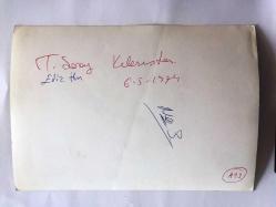Türkan Şoray'ın Orijinal Siyah & Beyaz Fotoğrafı - Türkan Şoray Ediz Hun ile, 1970'li Yıllardan, 18 x 13 cm Ebadında