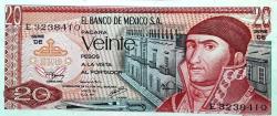 Meksika 20 Pesos 1977 Çil (X-14)