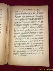 HERVE BAZIN / LA TETE CONTRE LES MURS / LE LIVRE DE POCHE / FRANSIZCA KİTAP (DUVARLARA BAŞLA) HAFİF YIPRANMA VE YIRTILMALARI MEVCUT