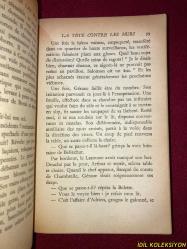 HERVE BAZIN / LA TETE CONTRE LES MURS / LE LIVRE DE POCHE / FRANSIZCA KİTAP (DUVARLARA BAŞLA) HAFİF YIPRANMA VE YIRTILMALARI MEVCUT