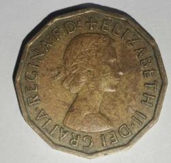 İNGİLTERE 1960  3 PENCE