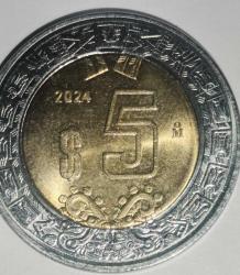 MEKSİKA 2024   5 PESOS