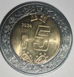 MEKSİKA 2024   5 PESOS