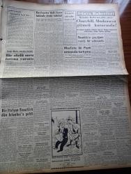 Yeni İstanbul Gazetesi - 21 Kasım 1953 - Haysiyete Riayet Yazan Habib Edib Törehan Köşe Yazısı - Türk Yunan Yugoslav Üçlü Deniz Manevrası -  Başbakanlık Adnan Menderes'e Çekilen Telgraf -  Schuman'a Göre Fransız Dostlukları Paktı - Kazlıçeşme Tren Kazasına Dair Geniş Tahkikat Yapılıyor - Jenny Yazan Thedore Dreiser Yazı Dizisi - Altın Fiyatları Niçin Yükseliyor - Yabancı Gözüyle İle Türkiye'de Ekonomisi - Sanatta Zamanın Hükmü Yazan Profesör Vehbi Eralp - Orhan Veli'nin Şiir Anlayışı Yazan Melih Cevdet Anday - Shakespeare Ve Sinema - Errol Flynn'ın Meçhul Tarafları - Anadolu Abideleri Yazan Aziz Ogan Yazı Dizisi - Gripin - Krem Pertev - Rekor Pamuk - Vita Yağ