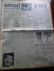 Yeni İstanbul Gazetesi - 21 Kasım 1953 - Haysiyete Riayet Yazan Habib Edib Törehan Köşe Yazısı - Türk Yunan Yugoslav Üçlü Deniz Manevrası -  Başbakanlık Adnan Menderes'e Çekilen Telgraf -  Schuman'a Göre Fransız Dostlukları Paktı - Kazlıçeşme Tren Kazasına Dair Geniş Tahkikat Yapılıyor - Jenny Yazan Thedore Dreiser Yazı Dizisi - Altın Fiyatları Niçin Yükseliyor - Yabancı Gözüyle İle Türkiye'de Ekonomisi - Sanatta Zamanın Hükmü Yazan Profesör Vehbi Eralp - Orhan Veli'nin Şiir Anlayışı Yazan Melih Cevdet Anday - Shakespeare Ve Sinema - Errol Flynn'ın Meçhul Tarafları - Anadolu Abideleri Yazan Aziz Ogan Yazı Dizisi - Gripin - Krem Pertev - Rekor Pamuk - Vita Yağ