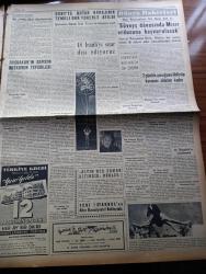 Yeni İstanbul Gazetesi - 23 Kasım 1953 - Ticaret Bakanı'nın Tedbirleri Yazan Habib Edib Törehan Köşe Yazısı - Bermuda'ya Dair İngiliz Görüşü - Ortadoğu Savunması Ve Birleşik Amerika - Teknik Üniversite Yönetmeliği Hazır -  Beşiktaş Vefa'yı 3 1 Mağlup Etti - Türkiye İle Yunanistan'a İktisadi Yardım Kesilmiyor - CHP Mallarına Dair Tasarı Hazırlanıyor - Atatürk Köşesi - Jenny Yazan Thedore Dreiser Yazı Dizisi - Yugoslavya'ya Karşı Çıkacak Türkiye Eskrim Milli Takımı - 48 İranlı'yı Şehir Dışı Ediyoruz - Siirt'te Botan Barajının Temeli Dün Törenle Atıldı - Mısır Reisicumhuru General Necip Dedi Ki Süveyş Davasında Mısır Ordusuna Başvurulacak - Mareşal Tito Reyini Kullanacak - Almanya Yunanistan'a 50 Milyon Dolarlık Kredi Açıyor - Evliya Çelebi'nin 17. Yüzyıl Ortalarında Kafkasya Seyahati Yazan Mirza Bala - Kızıl Kraliçe Yazan Jacques Renand Yazı Dizisi - Marilyn Monroe Niçin Seviliyor - Hollywood'un Yaramaz Erkekleri Yaşlanmaktan Korkuyorlar - Kirk Douglas - Güzellik Kraliçeleri Filmleri