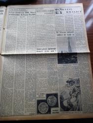 Yeni İstanbul Gazetesi - 23 Kasım 1953 - Ticaret Bakanı'nın Tedbirleri Yazan Habib Edib Törehan Köşe Yazısı - Bermuda'ya Dair İngiliz Görüşü - Ortadoğu Savunması Ve Birleşik Amerika - Teknik Üniversite Yönetmeliği Hazır -  Beşiktaş Vefa'yı 3 1 Mağlup Etti - Türkiye İle Yunanistan'a İktisadi Yardım Kesilmiyor - CHP Mallarına Dair Tasarı Hazırlanıyor - Atatürk Köşesi - Jenny Yazan Thedore Dreiser Yazı Dizisi - Yugoslavya'ya Karşı Çıkacak Türkiye Eskrim Milli Takımı - 48 İranlı'yı Şehir Dışı Ediyoruz - Siirt'te Botan Barajının Temeli Dün Törenle Atıldı - Mısır Reisicumhuru General Necip Dedi Ki Süveyş Davasında Mısır Ordusuna Başvurulacak - Mareşal Tito Reyini Kullanacak - Almanya Yunanistan'a 50 Milyon Dolarlık Kredi Açıyor - Evliya Çelebi'nin 17. Yüzyıl Ortalarında Kafkasya Seyahati Yazan Mirza Bala - Kızıl Kraliçe Yazan Jacques Renand Yazı Dizisi - Marilyn Monroe Niçin Seviliyor - Hollywood'un Yaramaz Erkekleri Yaşlanmaktan Korkuyorlar - Kirk Douglas - Güzellik Kraliçeleri Filmleri