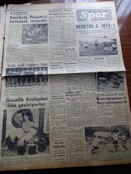 Yeni İstanbul Gazetesi - 23 Kasım 1953 - Ticaret Bakanı'nın Tedbirleri Yazan Habib Edib Törehan Köşe Yazısı - Bermuda'ya Dair İngiliz Görüşü - Ortadoğu Savunması Ve Birleşik Amerika - Teknik Üniversite Yönetmeliği Hazır -  Beşiktaş Vefa'yı 3 1 Mağlup Etti - Türkiye İle Yunanistan'a İktisadi Yardım Kesilmiyor - CHP Mallarına Dair Tasarı Hazırlanıyor - Atatürk Köşesi - Jenny Yazan Thedore Dreiser Yazı Dizisi - Yugoslavya'ya Karşı Çıkacak Türkiye Eskrim Milli Takımı - 48 İranlı'yı Şehir Dışı Ediyoruz - Siirt'te Botan Barajının Temeli Dün Törenle Atıldı - Mısır Reisicumhuru General Necip Dedi Ki Süveyş Davasında Mısır Ordusuna Başvurulacak - Mareşal Tito Reyini Kullanacak - Almanya Yunanistan'a 50 Milyon Dolarlık Kredi Açıyor - Evliya Çelebi'nin 17. Yüzyıl Ortalarında Kafkasya Seyahati Yazan Mirza Bala - Kızıl Kraliçe Yazan Jacques Renand Yazı Dizisi - Marilyn Monroe Niçin Seviliyor - Hollywood'un Yaramaz Erkekleri Yaşlanmaktan Korkuyorlar - Kirk Douglas - Güzellik Kraliçeleri Filmleri