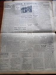 Yeni İstanbul Gazetesi - 19 Kasım 1953 - İç Politikamızı Ölçüsüzlükten Kurtarmalıyız Yazan Mustafa Nermi Köşe - Malmoe'lerdeki Güreşlerde Dün 5 3 Mağlup Olduk - Profesyonel Lig'in Bu Seneki Gol Rekoru Fenerbahçe Emniyeti 7 0 Mağlup Etti - Milliyetçi Çin'de Çan Kay Şek Kabinesinin İstifası Hakkında - Jenny Yazan Thedore Dreiser Yazı Dizisi - Kömür Taşıyan Kamyonlar Karaborsa İle İş Görüyor -  Mecliste Adnan Menderes İle İsmet İnönü Arasındaki Sert Tartışmalar - Kral Faruk Gıyaben Muhakeme Edilecek - Mau Mau Lideri Amola Komard Türkiye'ye Gelmek İstiyor - Anadolu Abideleri Yazan Aziz Ogan Yazı Dizisi - Kızıl Kraliçe Yazan Jacques Renand Yazı Dizisi - İstanbul Ankara İzmir Teknik Üniversite Radyosu Programı - Küçük Hikaye Hayat Ve Ben Yazan Meliha Bahriye Şarlı - İtalyan Hakem Bella Yarın Geliyor