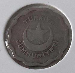 1939 BİR 1 KURUŞ TIRTILLI PAPATYA ORİJİNAL ÖÖÖ2A1 NADİR