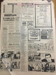 HÜRRİYET GAZETESİ 5 ARALIK 1966 YIL :19 SAYI :6683---Ömer Bezek Köylüden Vergi Alıyor ---Sıhhiye Çavuşu Ömer ,9 Sene Önce 2 Kişi Vurup Dağa Çıktı ---Yunan jetleri uçsa Türkiye  güç durumda  kalacakmış ---Sükan :1967 de  hepsini temizleyeceğiz ,diyor ---Uyku hapı içirip  iğfal etti ---İstanbul un elektrik derdi 15 gün sonra tarihe karışacak --Orta-Doğu da İsrail Hava Kuvvetleri Arap Devletlerinden Daha Kuvvetli ---Çekoslovakya ile  karşılaşıyoruz --Fenerbahçe ,PTT yi 2-0 yendi ---Vefa berabere :2-2----Feriköy :2 Demirspor :1---İst.Spor :1 Ank.Gücü :0---27 Sene evvele kaybolan kadın Rusya dan gelince ---Bankalar da ilk olarak hostes  kullanmağa başladı ---İngiltere  İmar Bakanlığının Katibesi Göbek Dansözü Oldu ---Bir  hakim ile  3 bankacı ,trafik  kazasında öldü ---