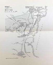 [1768-1774 OSMANLI - RUS SAVAŞI'NA AVUSTURYALI BAKIŞ] Der russisch - türkische Krieg, 1768-1774. [7 adet taş baskı kroki ile]