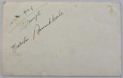 9x14 cm Arkası yazılı 1948 Tarihli Pamukkale (Hiyerapolis) Fotokart, Sol Üst köşesinde Kırık Var