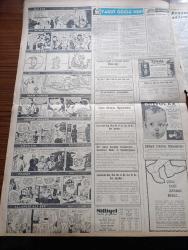 Milliyet Gazetesi - 28 Eylül 1960 - Yassıada Duruşmaları Muhtemelen 17 Ekim'de - Düşük Reisicumhur Celal Bayar'ın Durumunda Tamamen Düzeldi - Milli Birlik Komitesi Üyelerinden Binbaşı Mehmet Özgüneş - Anayasa Tadil Edilemeyecek - Teknik Öğretim Durumu Feci - Devlet Başkanı Cemal Gürsel Diktatör Bir İdare Asla Olmayacak Dedi - Türk İş Başkanı Celal Beyaz Gerekirse Grevi Zorla Alacağız Dedi - Türkiye Dışişleri Bakanı Selim Sarper Rus Başvekili Kruşçev İle Görüşecek - Çetin Altan Köşe Yazısı - İstanbul Ankara Teknik Üniversite Radyosu Programı - Galatasaray Köprüsünün Hikayesi - Abdülcanbaz'ın Maceraları Çizgi Roman Turhan Selçuk - Turistler Sulukule'de Göbek Atmasını Öğreniyor - Yakut Gözlü Kedi Yazan Ümit Deniz Yazı Dizisi - Cici Can Çizen Bedri - Sahne Aşkları Çizen Leonard Starr - Cisco Kid Çizen Jose Salinas ve Rodd Reed - Ses Sanatkarı Mualla Mukadder - Parker Quink Mürekkep - Üç Bulgar Hakem Uçak Bulamadığı İçin Beşiktaş Rapid Maçı Bugün - Futbolcu Can Bartu 5 Ay Hapis Cezası