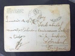 İTALYA NAPOLİ MARGELLINA LİMANINDAN HARİKA BİR DENİZ MANZARASI GÖSTEREN NOSTALJİK BİR KARTPOSTAL - ARKASI YAZILI - SİYAH & BEYAZ - 10 x 15 cm EBADINDA - EL YAZISIYLA YAZILMIŞ ÇOK ESKİ BİR MEKTUP