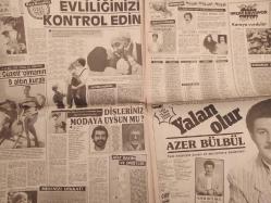 Haftanın Sesi Haftalık Magazin ve Siyasi Aktüalite Gazetesi - 3 Temmuz 1987 - Sayı:27 - Arzu Aydın'ın isyanı yakın - Nilüfer Öz evden kaçtı - Neslihan Acar - İbrahim Tatlıses - Hasan Oksal - Cengiz Tabakçı - Erol Tezeren evliymiş! - Mesut Yılmaz Skandal! - Anne Baba kurbanları - Çeçilya kurtarılmayı bekliyor - Nalan Türkoğlu - Evliliğinizi kontrol edin - Ağız Bakımı ve spreyler - Mahsun Kırmızıgül - Ali Ekber Çiçek - Orhan Gencebay - Hayat Nakış'a dayanamadı - Azer Bülbül kaset reklamı - Biz Siz Onlar - Aydın Öngül - Halil Bezmen - Vural Gökçaylı - Yılmaz soyak - Türkan Şoray - Kudret Şandra - Halit Narin'in eşi olmanın zorlukları var - Özden Narin - Doğan Duman kaset reklamı - Erkek Erkeğe - Abdülkerim Durmaz - Sandra Kim - Cem Karaca - Sevim Egesoy - Ahmet Selçuk İlkan - Ceylan - Garibim Ahmet - Yılmaz Zafer - Perihan SAvaş - Nil Ünal - Seda Sayan, içinde bulunduğu çirkefe daha fazla dayanamadı - Lale Havlu Reklamı fotoğraf ve haberi - Tam Takım Gazete