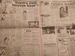 Haftanın Sesi Haftalık Magazin ve Siyasi Aktüalite Gazetesi - 3 Temmuz 1987 - Sayı:27 - Arzu Aydın'ın isyanı yakın - Nilüfer Öz evden kaçtı - Neslihan Acar - İbrahim Tatlıses - Hasan Oksal - Cengiz Tabakçı - Erol Tezeren evliymiş! - Mesut Yılmaz Skandal! - Anne Baba kurbanları - Çeçilya kurtarılmayı bekliyor - Nalan Türkoğlu - Evliliğinizi kontrol edin - Ağız Bakımı ve spreyler - Mahsun Kırmızıgül - Ali Ekber Çiçek - Orhan Gencebay - Hayat Nakış'a dayanamadı - Azer Bülbül kaset reklamı - Biz Siz Onlar - Aydın Öngül - Halil Bezmen - Vural Gökçaylı - Yılmaz soyak - Türkan Şoray - Kudret Şandra - Halit Narin'in eşi olmanın zorlukları var - Özden Narin - Doğan Duman kaset reklamı - Erkek Erkeğe - Abdülkerim Durmaz - Sandra Kim - Cem Karaca - Sevim Egesoy - Ahmet Selçuk İlkan - Ceylan - Garibim Ahmet - Yılmaz Zafer - Perihan SAvaş - Nil Ünal - Seda Sayan, içinde bulunduğu çirkefe daha fazla dayanamadı - Lale Havlu Reklamı fotoğraf ve haberi - Tam Takım Gazete