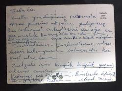 İSVİÇRE BERN KANTONUNDAN JEGENSTORF BÖLGESİNDE ESKİ BİR EV VE AĞAÇLARLA KAPLI OTANTİK BAHÇESİNİ GÖSTEREN NOSTALJİK BİR KARTPOSTAL - ARKASI YAZILI - SİYAH & BEYAZ - 10 x 15 cm EBADINDA - EL YAZISIYLA YAZILMIŞ ESKİ BİR MEKTUP