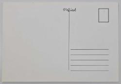 Baykuş Görselli Kartpostal, Kullanılmamış