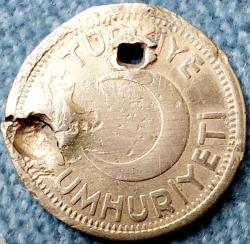 25 KURUŞ, 1946 Haliyle (Ters)