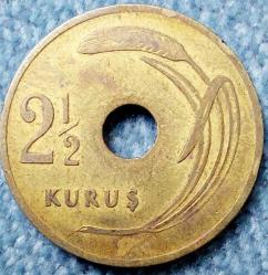 Efemera - 2 ½ KURUŞ, 1949 ÇÇT (Kapsülde) - kitantik - kitaLog