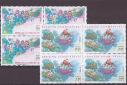 1997 EUROPA CEPT (Hikaye ve Masallar) 4'lü Blok Mnh Lüks Tam Seri