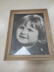 NOSTALJİ ORJİNAL SİYAH BEYAZ ÇERÇEVELİ FOTOGRAF