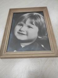 NOSTALJİ ORJİNAL SİYAH BEYAZ ÇERÇEVELİ FOTOGRAF