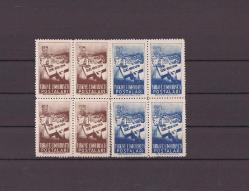 1950 Nüfus Sayımı  4'lü Blok Mnh Lüks Tam Seri