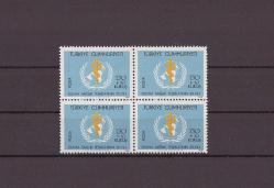 1968 Dünya Sağlik Teşkilat'ının 20.Yılı 4'lü Blok Mnh Lüks Tam Seri