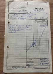 BENİ ANNEME GÖTÜR FİLMİNİN IŞIKLANDIRMA BEDELİ FATURASI - 26 HAZİRAN 1986 - F.M.K - MUSTAFA KIRKAĞAÇLI - BEYOĞLU, İSTANBUL - OSMAN FAHİR SEDEN, O.F.S. PRODÜKSİYON - BEYOĞLU, İSTANBUL - ISLAK İMZALI, KAŞELİ - 14 x 20 cm EBATLI ORİJİNAL FATURA - TÜRK SİNEMA - FİLM TARİHİ