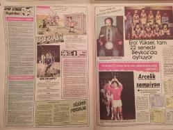 Tercüman Süper Spor Dergisi - 23 Mart 1983 - Sayı:12 - Türk bisikleti İmkan yok sevgi var! - Haluk Sarıuçak - Süper Portre - Efe Aydan - 1600 Yıl Önce Bir Hint Prensi, Kaplan Pençesinden İlham Aldı ve Bu Spor Doğdu - Kung-Fu - Stenmark'ın kayağı dama atıldı - Şimdi Mahre var - Ceza rekortmenler - Erol Yüksel, tam 22 senedir Beykoz'da oynuyor - Voleybol 1. Küme'de de mücadele beklendiği gibi bitti - Arçelik şampiyon - Buzluk - Turgut Bıçakçıoğlu - Kafa Travması - Düşünen Mektuplar - Spor Uzmanı - Tevfik Ünsi - İkinci amatör kümede ilk yarı sona erdi - 1.kime'de TED, sonuncu DSİ'ye yenildi - Siz hakem olsaydınız - Dünya sporunda ''Türk Lobisi'' yok - Geçmişte yaşadıklarımız - Türkiye Basketbol Şampiyonu Efes Pilsen Kadrosu Posteri fotoğraf ve haberi - Tam Takım Dergi