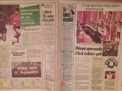 Tercüman Süper Spor Dergisi - 23 Mart 1983 - Sayı:12 - Türk bisikleti İmkan yok sevgi var! - Haluk Sarıuçak - Süper Portre - Efe Aydan - 1600 Yıl Önce Bir Hint Prensi, Kaplan Pençesinden İlham Aldı ve Bu Spor Doğdu - Kung-Fu - Stenmark'ın kayağı dama atıldı - Şimdi Mahre var - Ceza rekortmenler - Erol Yüksel, tam 22 senedir Beykoz'da oynuyor - Voleybol 1. Küme'de de mücadele beklendiği gibi bitti - Arçelik şampiyon - Buzluk - Turgut Bıçakçıoğlu - Kafa Travması - Düşünen Mektuplar - Spor Uzmanı - Tevfik Ünsi - İkinci amatör kümede ilk yarı sona erdi - 1.kime'de TED, sonuncu DSİ'ye yenildi - Siz hakem olsaydınız - Dünya sporunda ''Türk Lobisi'' yok - Geçmişte yaşadıklarımız - Türkiye Basketbol Şampiyonu Efes Pilsen Kadrosu Posteri fotoğraf ve haberi - Tam Takım Dergi