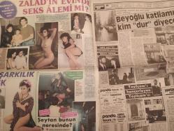 Haftanın Sesi Haftalık Magazin ve Siyasi Aktüalite Gazetesi - 6 Kasım 1987 - Sayı:45 - AİDS Kabusu - Yıldız Arhan - Zenci Sonny - Ahu Tuğba - Ümit Tunçağ - Arzu Ece - Atilla Özdemiroğlu - Rezzan Yücel - Cenk Koray - Nebahat Çehre - Can Ünal - Zalad'ın evinde seks alemi mi? - Havva Kopan - Uğur Bayar - Mehtap Ar - Beyoğlu katliamına kim ''dur'' diyecek? - İrfan Atasoy - Akraba evliliğinin binbir sakıncası var - Yalan Dünya - Belinda Kaset Reklamı - Can Kıraç - Suna Kıraç - Ünal Erkan - Nevzat Ayaz - Ayseli Dalan - Suna Kıraç - Arkadaşım Yılmaz güney - Agah Özgüç - Can Hanım canına kıymak istedi - ARtık Sevmeyeceğim - Ali Poyrazoğlu - Altan Erbulak - Çiçekli barda tosolu hovarda - Tevfik Gelenbe - Sibel Girayalp - Turne macerası - Müge Akyamaç - Tarık Akan - Zeki Alasya - Metin Akpınar - Nurcihan artık nevcihan - Güngör Bayrak - Ayrılık var çıkan falda - Emel Sayın - Erkan Özerman fotoğraf ve haberi - Tam Takım Gazete