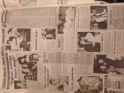 Haftanın Sesi Haftalık Magazin ve Siyasi Aktüalite Gazetesi - 6 Kasım 1987 - Sayı:45 - AİDS Kabusu - Yıldız Arhan - Zenci Sonny - Ahu Tuğba - Ümit Tunçağ - Arzu Ece - Atilla Özdemiroğlu - Rezzan Yücel - Cenk Koray - Nebahat Çehre - Can Ünal - Zalad'ın evinde seks alemi mi? - Havva Kopan - Uğur Bayar - Mehtap Ar - Beyoğlu katliamına kim ''dur'' diyecek? - İrfan Atasoy - Akraba evliliğinin binbir sakıncası var - Yalan Dünya - Belinda Kaset Reklamı - Can Kıraç - Suna Kıraç - Ünal Erkan - Nevzat Ayaz - Ayseli Dalan - Suna Kıraç - Arkadaşım Yılmaz güney - Agah Özgüç - Can Hanım canına kıymak istedi - ARtık Sevmeyeceğim - Ali Poyrazoğlu - Altan Erbulak - Çiçekli barda tosolu hovarda - Tevfik Gelenbe - Sibel Girayalp - Turne macerası - Müge Akyamaç - Tarık Akan - Zeki Alasya - Metin Akpınar - Nurcihan artık nevcihan - Güngör Bayrak - Ayrılık var çıkan falda - Emel Sayın - Erkan Özerman fotoğraf ve haberi - Tam Takım Gazete