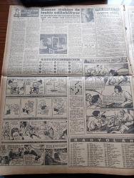 Akşam Gazetesi - 21 Ekim 1960 - Köpek Davası Sona Erdi - Suçlu Nedim Ökmen Değil Celal Bayar'dır - Yassıada Duruşmaları Çizen Ratip Tahir Burak - Tarihi Davalardan Sonra Yazan Süheyl Gürbaşkan Köşe Yazısı - 6 7 Eylül'de Zarar Görenler Tazminat İstiyor - Ateşli Kız Gina Yazan George Albert Gley Yazı Dizisi - Müşerref Hekimoğlu Köşe Yazısı - Alaeddin Eriş - Kemal Hadımlı - Günah Maskesi Çizgi Roman Resimleyen Remzi - Geyşa'nın Hatıra Defteri Yazan Kimiko Omura Yazı Dizisi - Kanser Makine İle Teşhis Edilebiliyor - Bize Barbaroslu Derler Çizen Ratip Tahir Burak - Yaralı Gönül Çizgi Roman - Vadiler Hakimi Çizgi Roman - Duruşmadan Çıkarken Nedim Ökmen Ağladı - Galatasaray Altay Maçı - Fenerbahçe Ankaragücü Maçı - Celal Bayar'ın Kızı Nilüfer Gürsoy'un Fakültedeki Vazifesine Nihayet Verildi - Ordu'da Dünya Çapında Güreşçiler Göze Çarptı - At Yarışı Tahminleri - Antrenör Coşkun Özarı - Alsancak Stadı - Balkan ikincileri Turnuvası - Vali Ve Belediye Reisi Refik Tulga - Yeni Anayasayı Veriyoruz