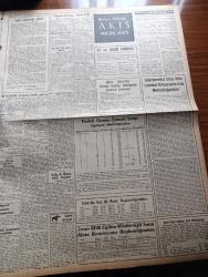Akşam Gazetesi - 21 Ekim 1960 - Köpek Davası Sona Erdi - Suçlu Nedim Ökmen Değil Celal Bayar'dır - Yassıada Duruşmaları Çizen Ratip Tahir Burak - Tarihi Davalardan Sonra Yazan Süheyl Gürbaşkan Köşe Yazısı - 6 7 Eylül'de Zarar Görenler Tazminat İstiyor - Ateşli Kız Gina Yazan George Albert Gley Yazı Dizisi - Müşerref Hekimoğlu Köşe Yazısı - Alaeddin Eriş - Kemal Hadımlı - Günah Maskesi Çizgi Roman Resimleyen Remzi - Geyşa'nın Hatıra Defteri Yazan Kimiko Omura Yazı Dizisi - Kanser Makine İle Teşhis Edilebiliyor - Bize Barbaroslu Derler Çizen Ratip Tahir Burak - Yaralı Gönül Çizgi Roman - Vadiler Hakimi Çizgi Roman - Duruşmadan Çıkarken Nedim Ökmen Ağladı - Galatasaray Altay Maçı - Fenerbahçe Ankaragücü Maçı - Celal Bayar'ın Kızı Nilüfer Gürsoy'un Fakültedeki Vazifesine Nihayet Verildi - Ordu'da Dünya Çapında Güreşçiler Göze Çarptı - At Yarışı Tahminleri - Antrenör Coşkun Özarı - Alsancak Stadı - Balkan ikincileri Turnuvası - Vali Ve Belediye Reisi Refik Tulga - Yeni Anayasayı Veriyoruz